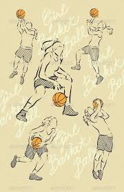 There are also some basic shading and coloring tips. Girl Basket Ball Sketches Sketches Basketball Drawings Sports Drawings