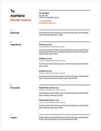 Orden, orden y más orden. Descargar Plantilla Curriculum Vitae Suizo Modelo Plantilla Cv Word