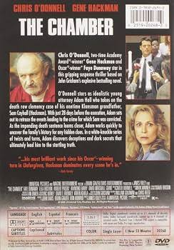 Amazon.com: The Chamber [DVD] : Chris O'Donnell, Gene Hackman, Faye  Dunaway, Lela Rochon, Robert Prosky, Raymond J. Barry, David Marshall  Grant, Bo Jackson, Josef Sommer, Jane Kaczmarek, James Foley, John Davis,  Brian