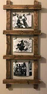 Wooden Picture Frame Idea Discovering The Best Picture Frame For Your Photos Can Make All The Difference Farmhouse Wall Decor Wall Decor Design Ladder Decor