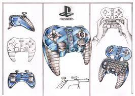 Ps4 Concept Controller Concept Design Industrial Design Sketch Design