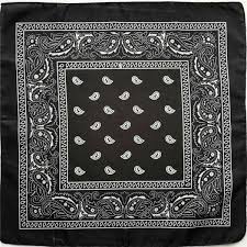 Black And White Paisley Bandana Unisex Hip Hop Red Bandana Man Women Headbands Hair Band Scarf Wrist Wraps Hair Scarves Hair Accessories Color White Bandana Bandana Scarf Head Wrap Scarf Headbands For Women