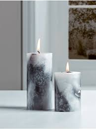 Marble Pillar Candles Pillar Candles Marble Candle Candle Decor