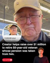 Community helps veteran retire after losing pension