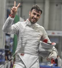 Not included in the olympic program: Scherma Il Foggiano Luigi Samele Tricolore Di Sciabola