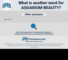 Attractiveness, appeal, charm, grace, bloom, glamour, fairness, . Synonyms For Aquarium Beauty Thesaurus Net