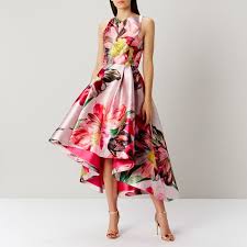 Bickham Floral High Low Dress Floral High Low Dress Coast Dress Couture Dresses