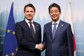 Maggioranza ursula per draghi (di a. File ShinzÅ Abe And Giuseppe Conte Jpg Wikipedia