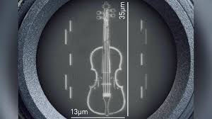 Scientists at Loughborough University create 'world's smallest violin'