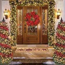 Outdoor Decorating Ideas For Christmas Decoholic Christmas Door Decorations Front Door Christmas Decorations Christmas Decorations For The Home