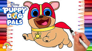 New drawings and coloring pages will be added regularly, please add this site to your favorites! Captain Dog Puppy Dog Pals Coloring Page Puppy Dog Pals Game Disney Jr Printable Coloring Page Youtube