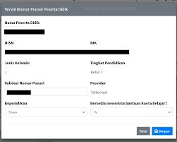 Check spelling or type a new query. Verval Ponsel Data Kemdikbud Go Id Link Edit Nomor Ponsel Siswa Tahun 2021 Info Pendidikan Terbaru