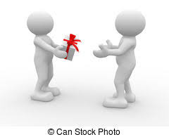 Image result for pics of people giving gifts