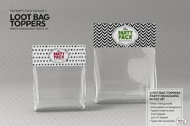 Download Loot Bag Topper Packaging Mockup Loot Bags Bag Topper Party Packs