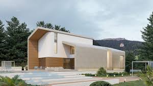 Por fuera, una estructura modular de diseño moderno en un color blanco que armoniza con las líneas rectas de la construcción. Casa Modular De Diseno Inhaus By Diariodesign Com