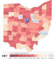 Zillow Property Value Map Ohio And Zillow S Negative Equity Map Ohio Mortgage Solutions Equity Negativity Ohio