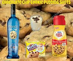 Chocolate Chip Cookie Pudding Shots See Full Recipe And More On Www Facebook Com Puddingshots1 Pudding Shots Pudding Shot Recipes Dessert Shots