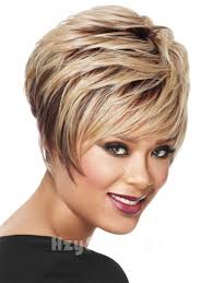 Adding lots of layers into your hairstyle can simply transform fine hair. Western Style Women S Short Loose Golden Wig Synthetic Fiber Hair With Cap 0015 Short Hair Styles Wig Hairstyles How To Curl Short Hair