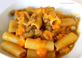 Check spelling or type a new query. Il Sorriso Vien Mangiando Rigatoni Alla Zucca Con Funghi E Salsiccia