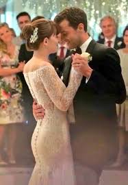 Riann steele is an american/english actress. Twitter 50 Shades Freed Wedding Dresses Grey Wedding Dress