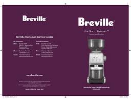 With up to 7 strength setting and up to 5 flavor profiles. Breville The Smart Grinder Bcg800xl Instruction Book Pdf Download Manualslib