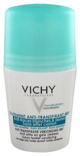 Dermatologically proven efficacy, tested on sensitive skin. Vichy Deodorant Anti Transpirant 48h Anti Flecken Roll On 50 Ml