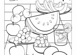 Fun food coloring pages for your little artist. Food Coloring Pages Printables Education Com