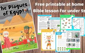 And he led the flock to the backside of the desert, and came to the mountain of god, even to horeb. The Plagues Of Egypt Free Bible Lesson For Kids Trueway Kids