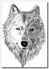 Black And White Wolf Tattoo Meaning Maree With Images Wolf Tattoos Wolf Illustration Tattoos