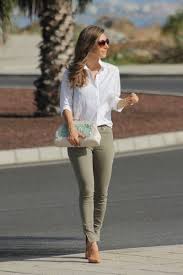Khaki Pants Nawa Clutch Khaki Pants Outfit Women Spring Outfits Casual Green Pants Women
