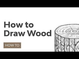 Now that we have the outline and base color/value established, we need to start mapping out some of the woodgrain pattern. How To Draw Wood