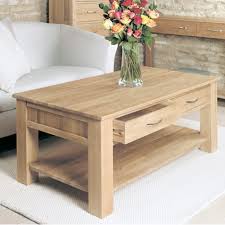 The delamere solid oak furniture range is sure to bring a touch of style to any room within the home. Smooth Swanky Florida Oak Coffee Table With Drawers Buy Coffee Tables Online Discount Coffee Tables Uk