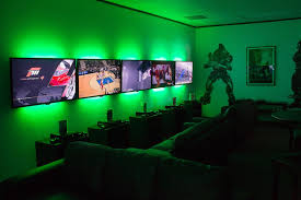Xbox 360 Lan Party Room Oh Man Dream On Right Video Game Rooms Video Game Room Decor Gamer Room