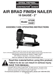 Maybe you would like to learn more about one of these? Central Pneumatic 97520 Assembly And Operating Instructions Manual Pdf Download Manualslib