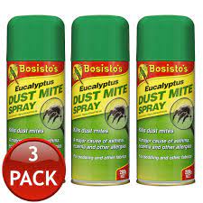 3 X Bosisto S Eucalyptus Oil Spray Kills 99 Dust Mite Anti Mites Bosistos 200g