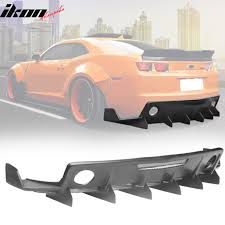Rampage car cover new gray chevy coupe chevrolet camaro. Compatible With 10 15 Chevrolet Camaro Zl1 Mb Style Rear Diffuser Bumper Cover Pp Walmart Com Walmart Com