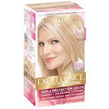 Tinte Permanente Permanente Creme De L Oreal Paris Excellence 9 5nb Lightest Natural Blonde Hair Color At Home Hair Color Loreal