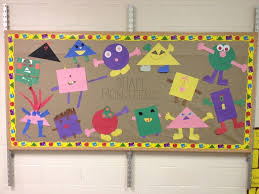 Shapes Bulletin Boards Shapes Preschool Maths Display Nursery Display Boards