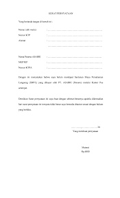 Tanda tangan pemohon dengan spidol besar; Contoh Surat Pernyataan Kehilangan Sk Pensiun Free Download Images