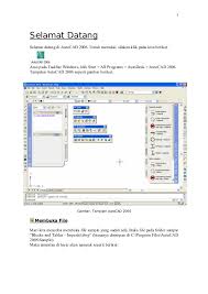 Check spelling or type a new query. Belajar Autocad 2006
