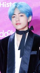 The gift of beautiful hair. Blue Haired Taehyung Wallpapers 4 O Clock