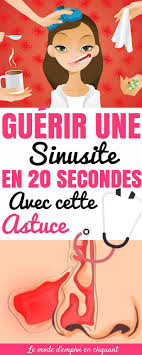 Guerir Une Sinusite En 20 Secondes Avec Cette Astuce Sinusite Guerir Remede Sinusite