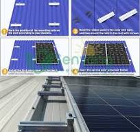 K2 Type Solar Short Rail Mounting for Trapezoidal Metal Roof ...