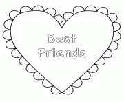 Dessin poisson a imprimer aise coloriage poissons coloriages. Coloriage Coeur Best Friends Dessin Coeur A Imprimer