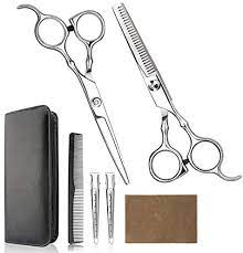 Ahead, we rounded up the easiest tutorials for diy trims, layers, bangs, curls, waves, and so much more. Amazon Com Hair Cutting Scissors Professional Home Haircutting Barber Salon Thinning Shears Kit With Comb And Case For Men Women Sliver Beauty