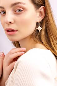 Handmade Celestial Star Clay Earrings
