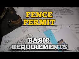 Check spelling or type a new query. Fence Permit Basic Requirements Youtube