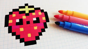 Article mis à jour le 29/06/18 10:07. Handmade Pixel Art How To Draw Kawaii Strawberry Pixelart Dessin Pixel Pixel Art Pixel Art Nourriture