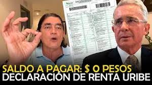 La primera de ellas, y la más importante: Declaracion De Renta Uribe 0 Pesos Gustavo Bolivar Youtube