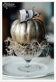 A Cinderella Inspired Elegant Halloween Dinner Party Silver Pumpkin Decor Halloween Party Dinner Pumpkin Decorating Silver Pumpkins